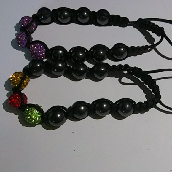 Fine Pave Crystal & Hematite Mood Meditation NWOT - Picture 3 of 3